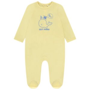 Dors-bien en jersey uni print animal
