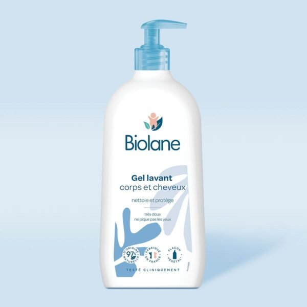 GEL CORPS ET CHEVEUX 2 EN 1 - FLACON-POMPE 750ML -BIOLANE