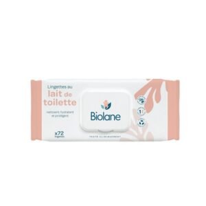 LINGETTES AU LAIT DE TOILETTE BOITE DE 72-BIOLANE