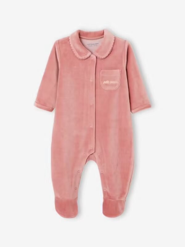 Lot de 2 pyjamas bébé fille en velours