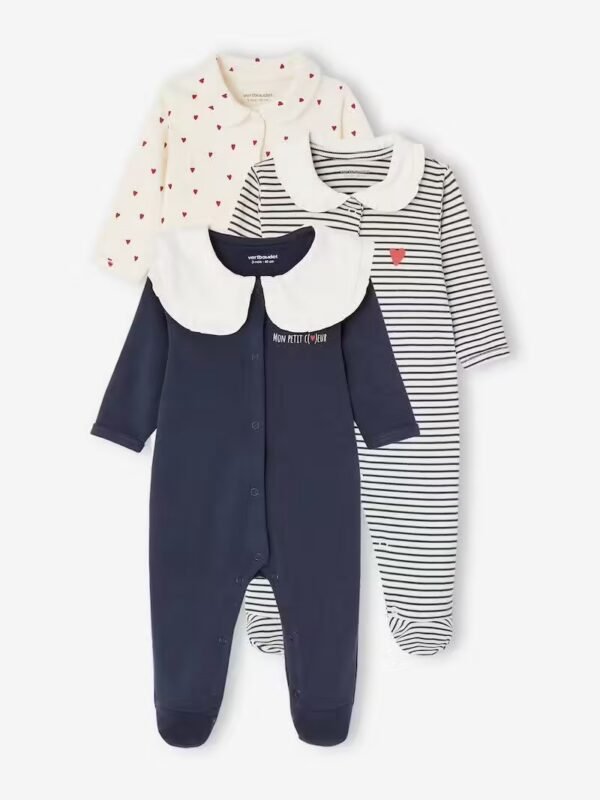 Lot de 3 dors-bien bébé fille