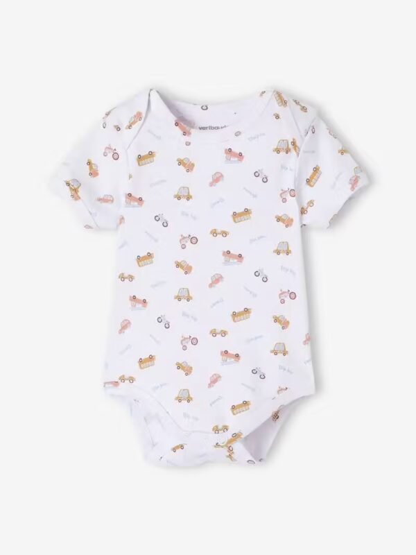 Lot de 5 bodies bébé garçon manches courtes