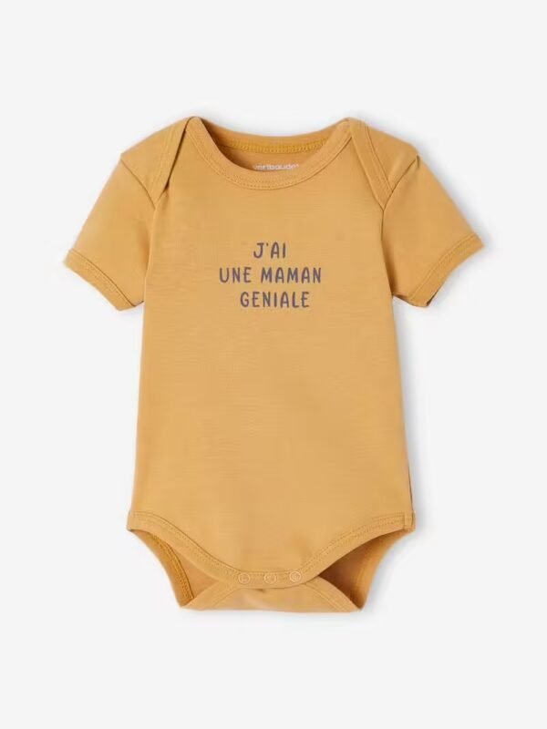 Lot de 5 bodies bébé garçon manches courtes